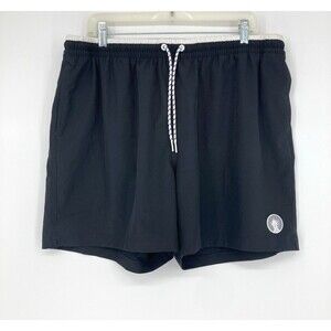Chubbies Swim Trunks Mens XXL Black Swim Shorts 5.5 inch Mesh Brief Drawstring